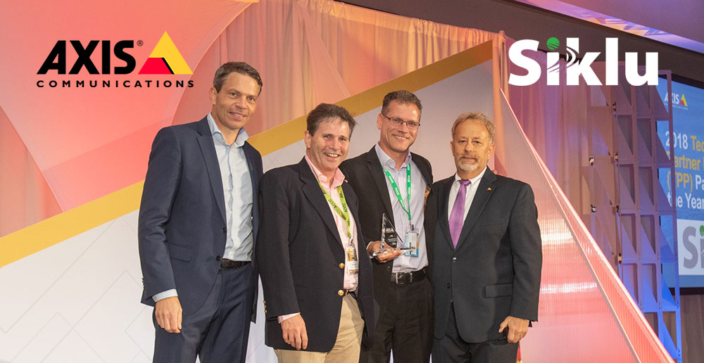 Siklu Awarded 2018 Technology Partner Program “Partner of the Year” by Axis Communications